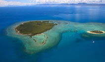 Low Isles near Port Douglas Australia aerial photo
